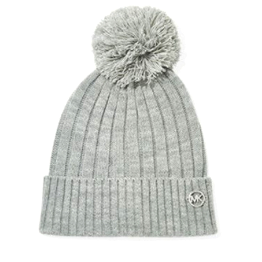Michael Kors Gray Beanie With Pom! NWT!